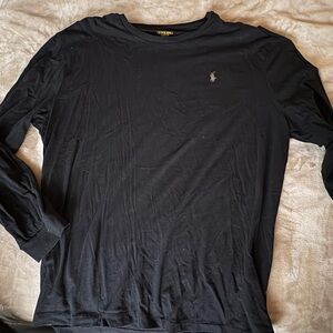 Black Ralph Lauren Polo Long Sleeve T-Shirt